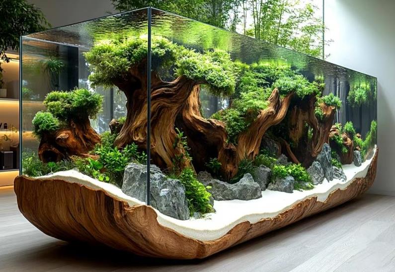 天门苔藓景观缸